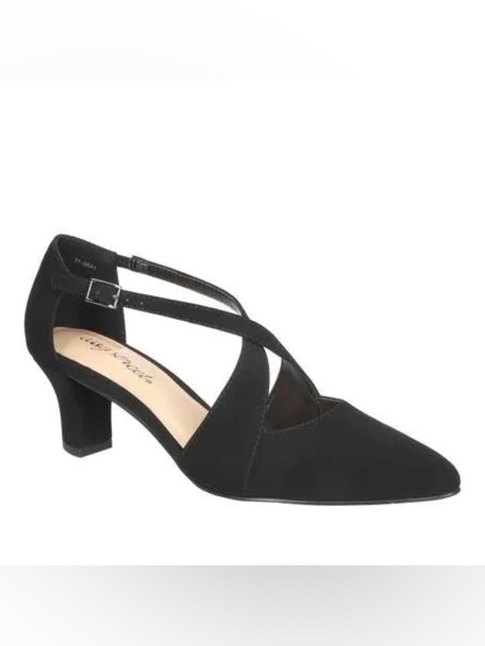 Easy Spirit Black Crisscross Slingback Heel Size 10 NEW